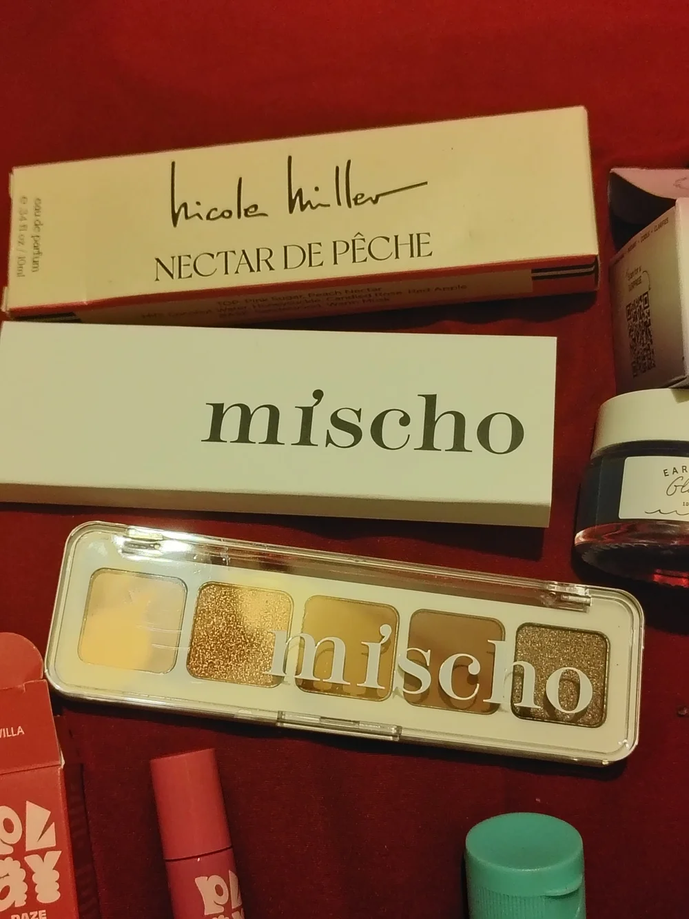 ipsy Mini Muse Eyeshadow Palette - Neutral Browns & Shimmer X 3 With Freebies
